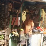 marchand de légumes à St Domingue Souvenir de Martinique © par Fanny GRW - Recettes d'ici et d'ailleurs