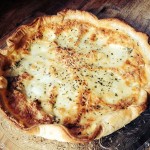 quiche façon pizza marguerite © par Fanny GRW - Recettes d'ici et d'ailleurs