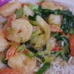 Crevettes au curry vert et lait de coco - Cuisine asiatique © par Fanny GRW - Recettes d'ici et d'ailleurs