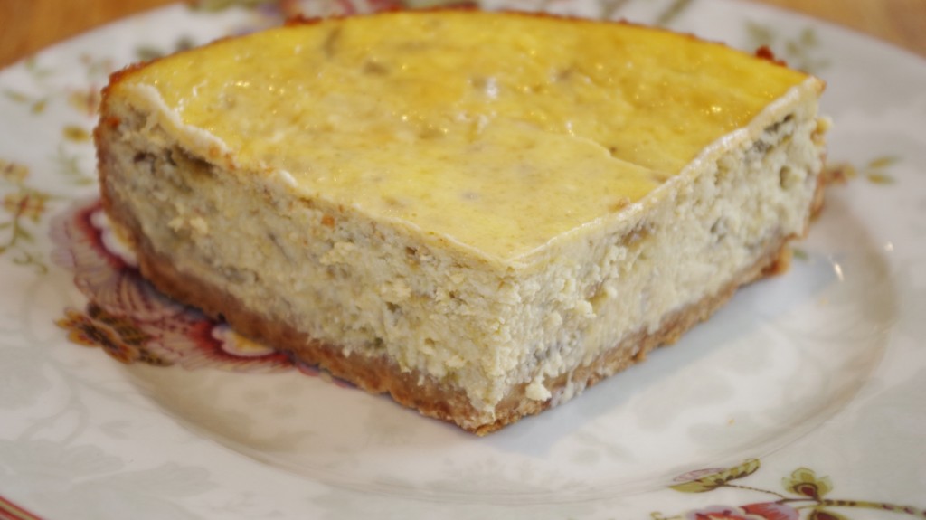 Cheesecake à la rhubarbe - Cuisine américaine © par Fanny GRW - Recettes d'ici et d'ailleurs