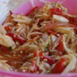 salade de papaye verte Som Tam - cuisine thaï © par Fanny GRW - Recettes d'ici et d'ailleurs (2)