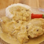 Poulet colombo a lait de coco