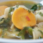 Mothup soup - Recette de soupe tibétaine aux raviolis - Cuisine tibétaine © par Fanny GRW - Recettes d'ici et d'ailleurs