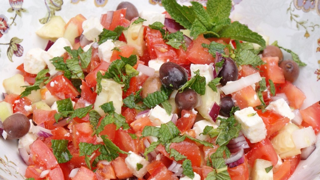 Salade grecque © Recettes d'ici et d'ailleurs