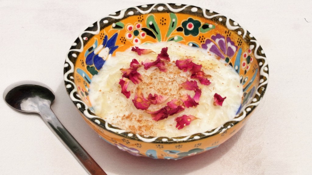 Shir Berenj ou riz au lait - Cuisine persane © Recettes d'ici et d'ailleurs