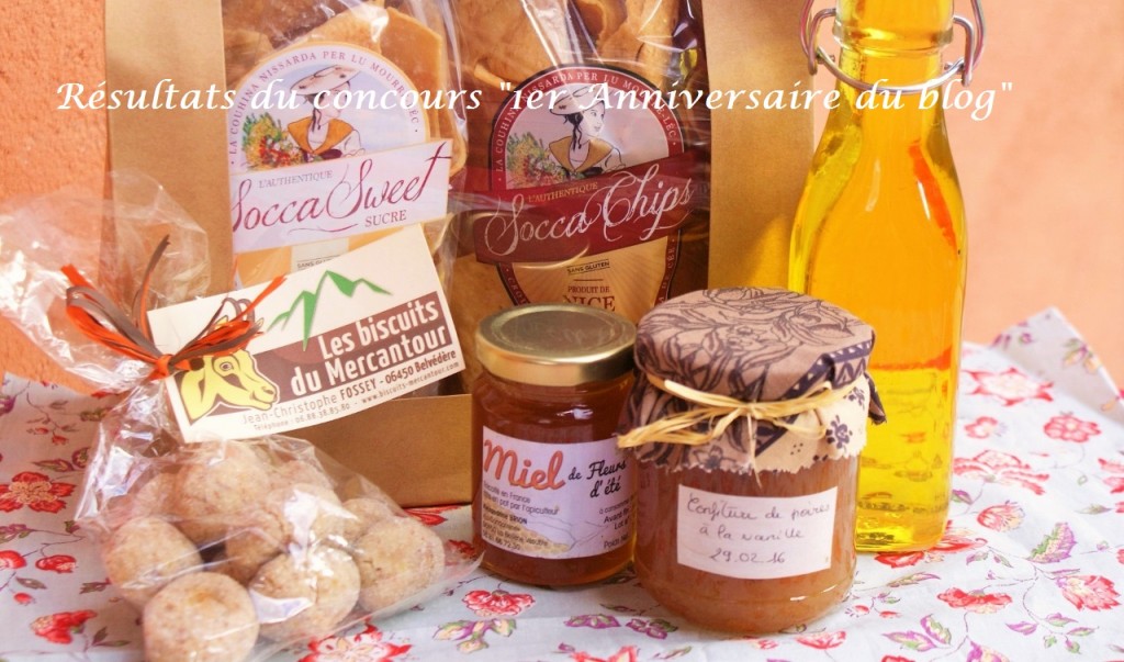 Cadeaux du concours "1er anniversaire du blog Balico & co"