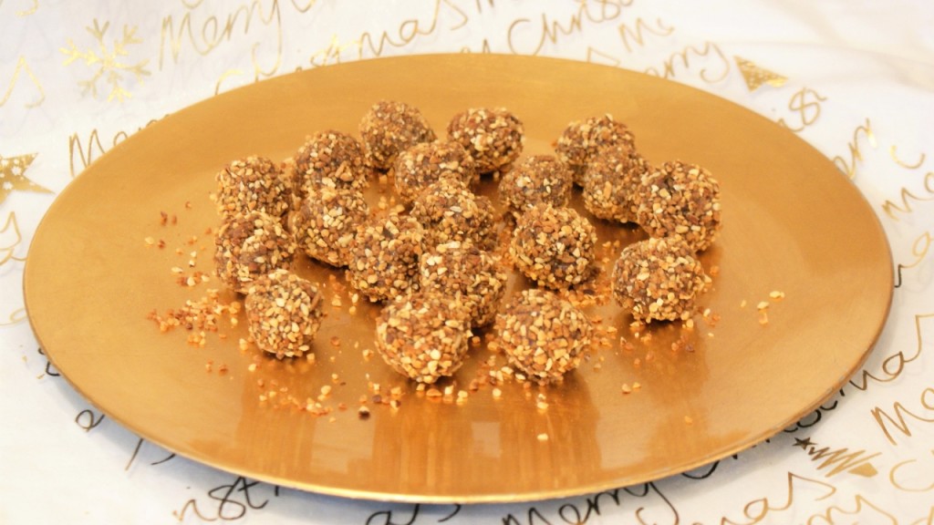 Truffes pralinoise au pralin © Balico & co