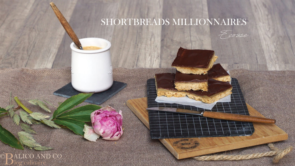Shortbreads Millionnaire au caramel de cajou